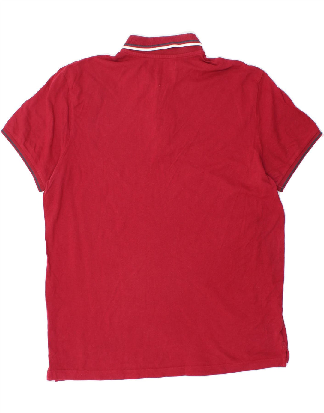DIADORA Mens Polo Shirt 2XL Red Cotton Vintage Diadora and Second-Hand Diadora from Messina Hembry 