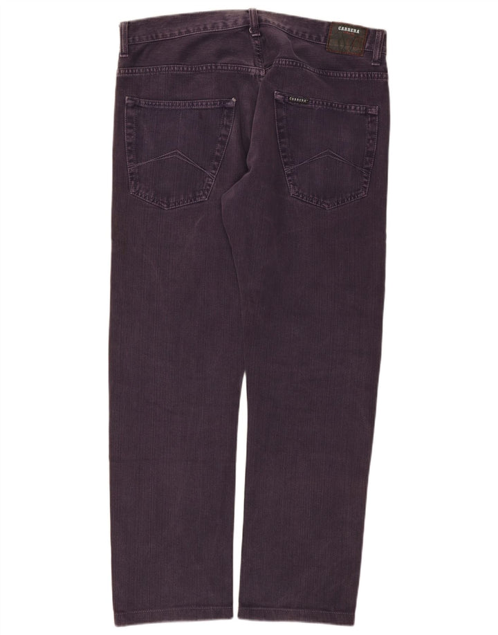 Carrera Straight Jeans til mænd W36 L29 Lilla bomuld
