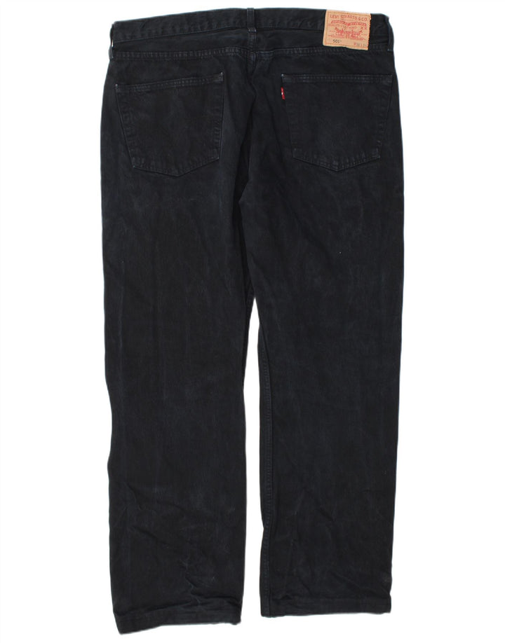 Levi's Herre 501 Straight Jeans W38 L30 Navy Blue