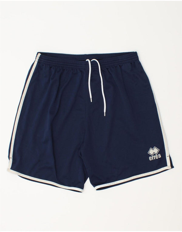 Errea Herre Sportshorts Large Navy Blue Polyester