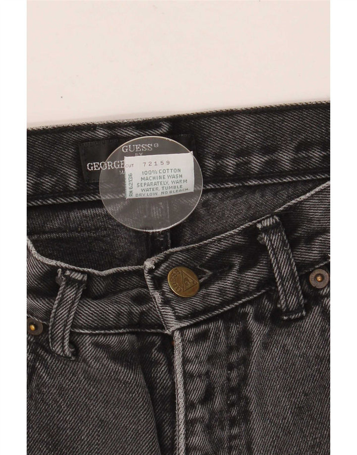 Guess koniske jeans til kvinder W29 L24 sort bomuld