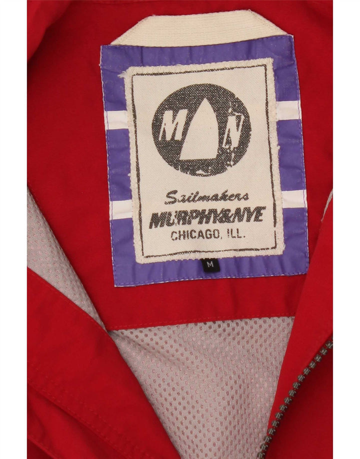 Murphy & Nye Regnjakke til mænd UK 38 Medium Rød Polyester