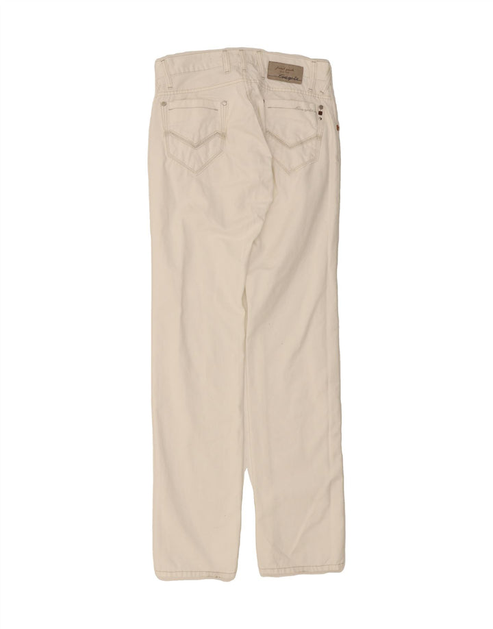ENERGIE Womens Straight Jeans  W29 L36 White Cotton Vintage Energie and Second-Hand Energie from Messina Hembry 