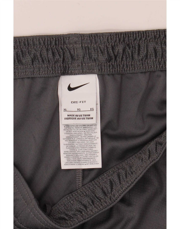 Nike Herre Dri Fit Sportshorts XL Grå Colourblock Polyester