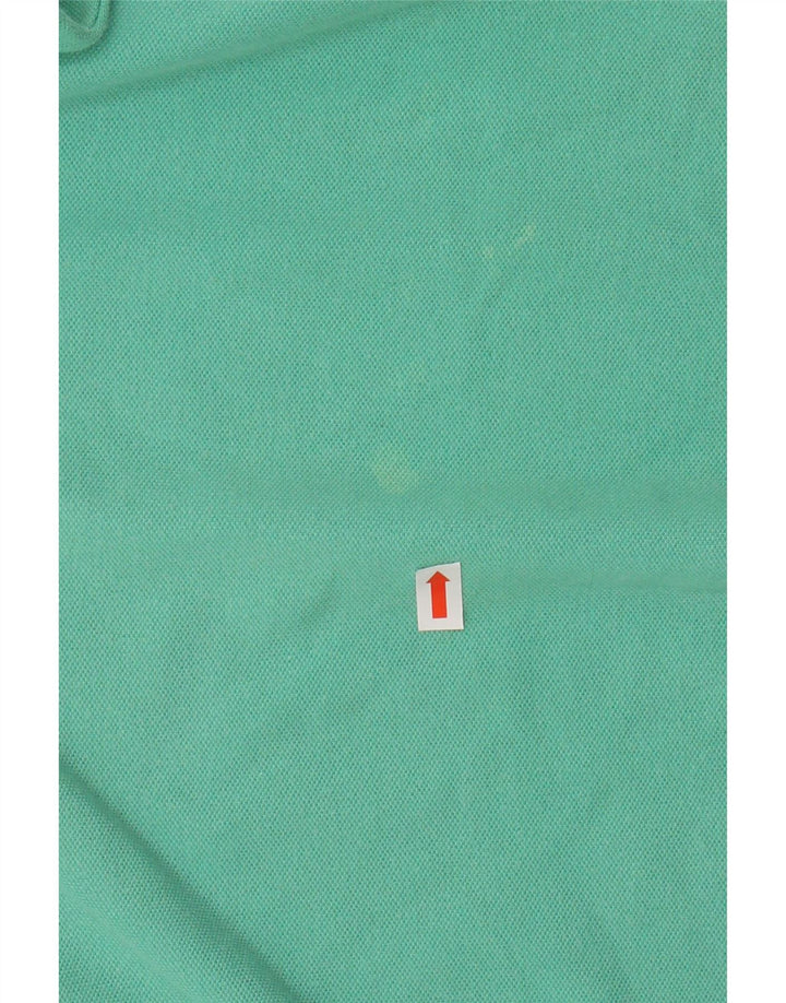TOMMY HILFIGER Womens Polo Shirt UK 10 Small Green