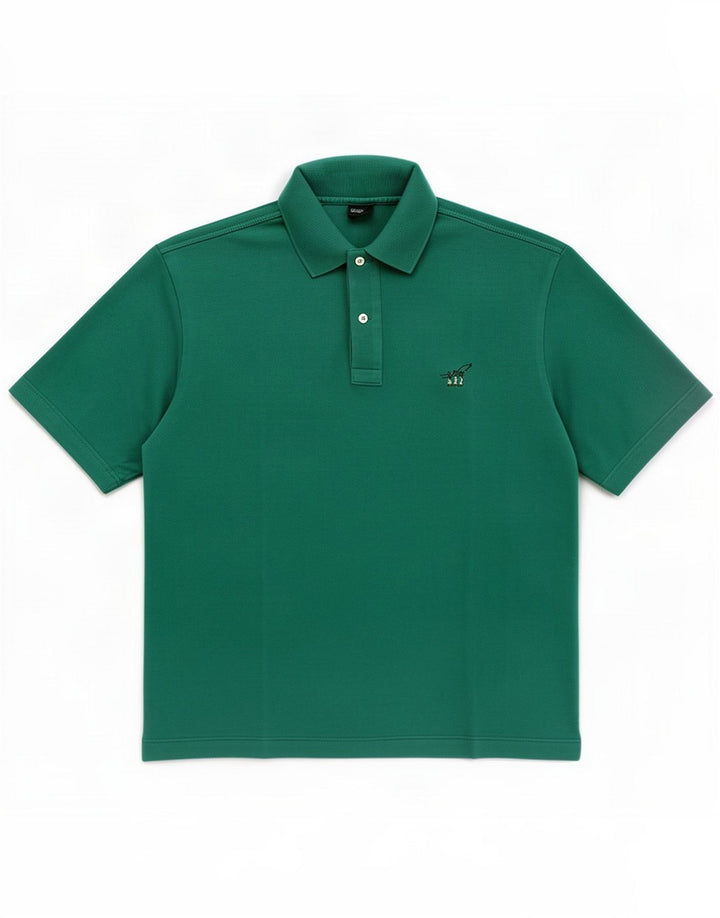 Henry Cottons Poloshirt til mænd Medium Green Cotton