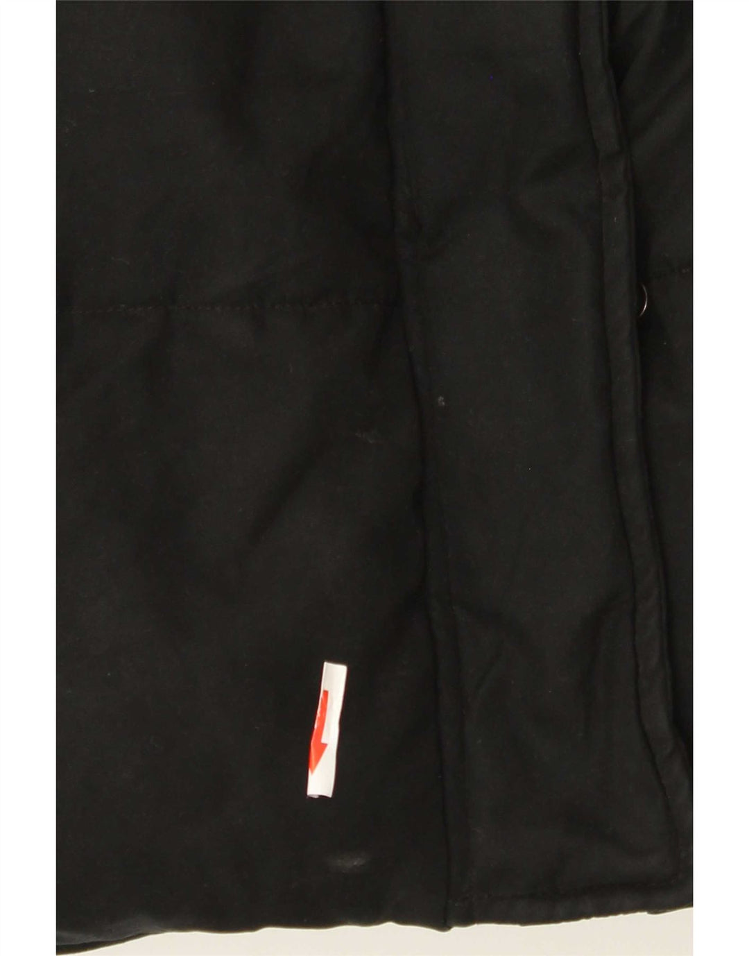 Jack Wills Dame Hætte Polstret Jakke UK 14 Stor Sort Polyester