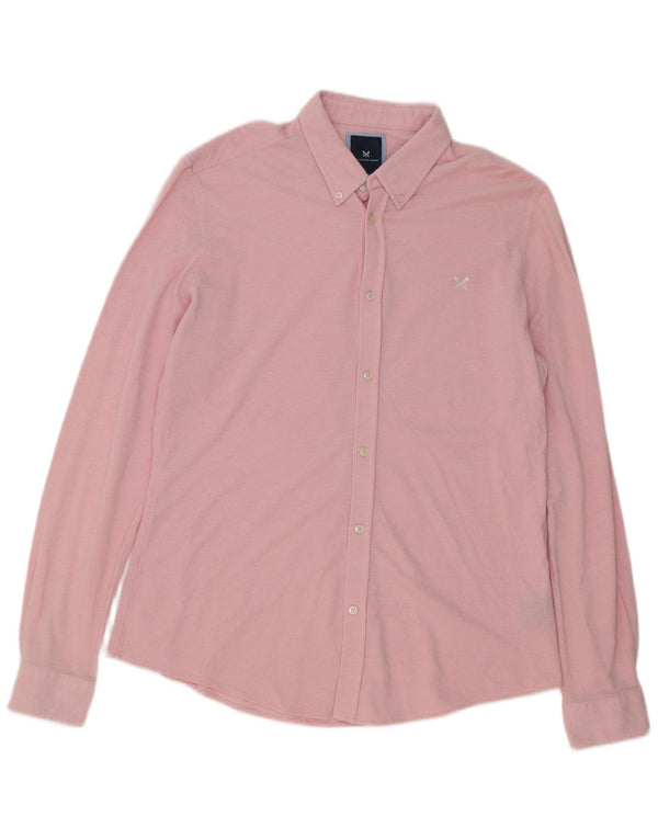 Crew Clothing Herre Slim Fit Shirt XL Pink Bomuld