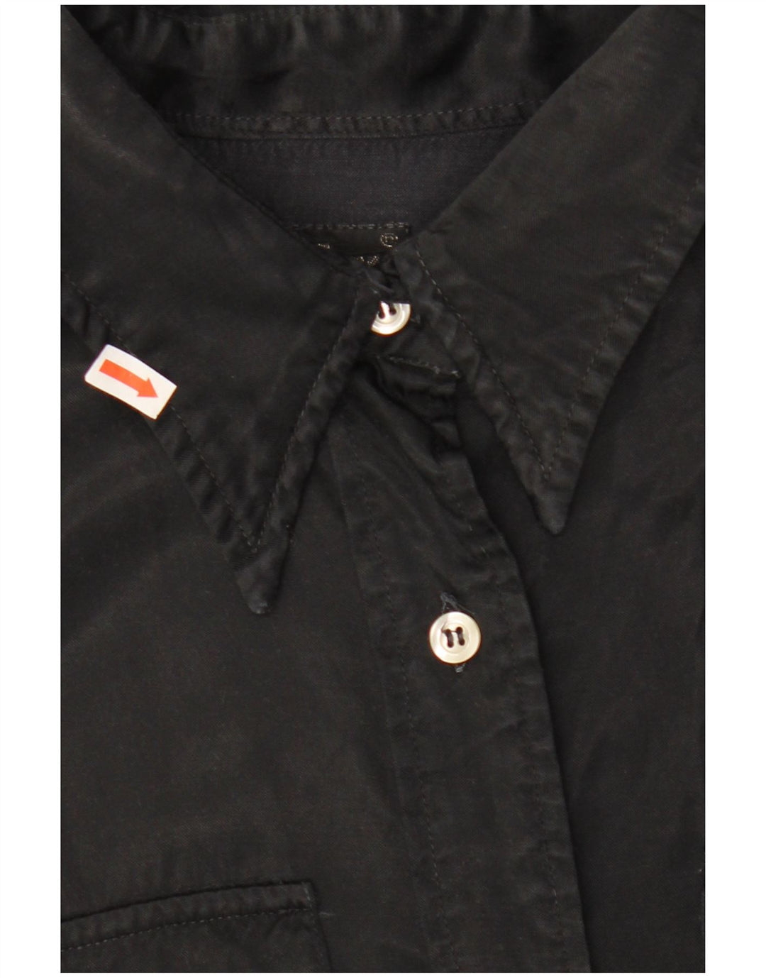 REPLAY Dameskjorte UK 14 Medium Black Viscose