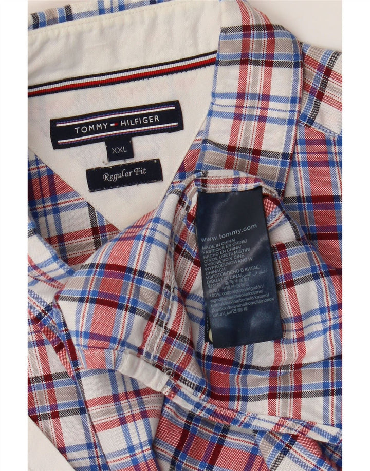 Tommy Hilfiger Herre Regular Fit skjorte 2XL flerfarvet ternet bomuld