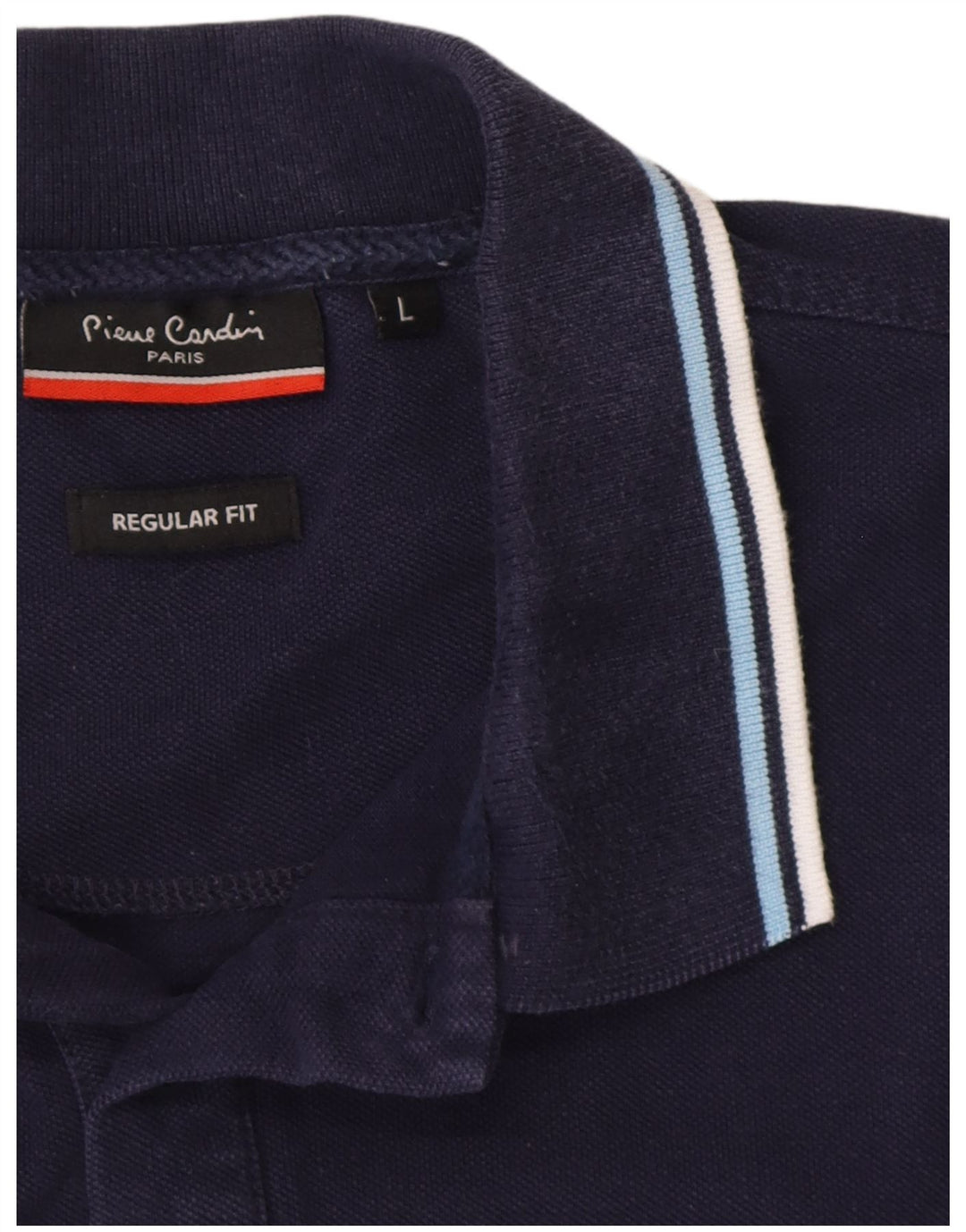 Pierre Cardin Herre Regular Fit Polo Shirt Large Navy Blue