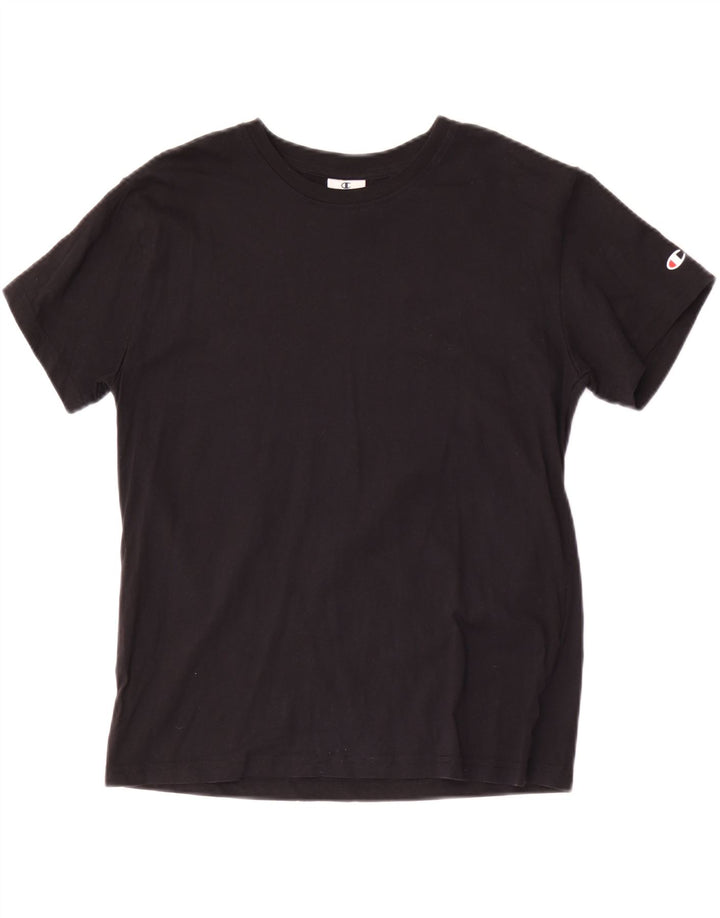 Champion Dame T-Shirt Top UK 12 Medium Sort