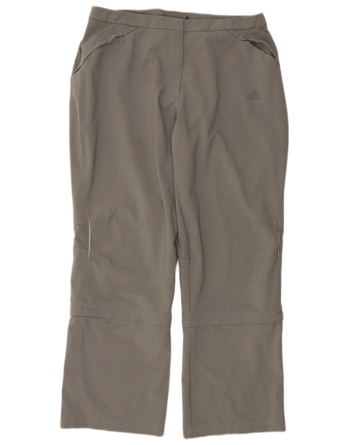 ADIDAS Dame Clima 365 Træningsdragt Bukser UK 20 2XL Grå Polyester