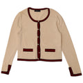 Zara Womens Crop Cardigan Sweater UK 12 Medium Off White