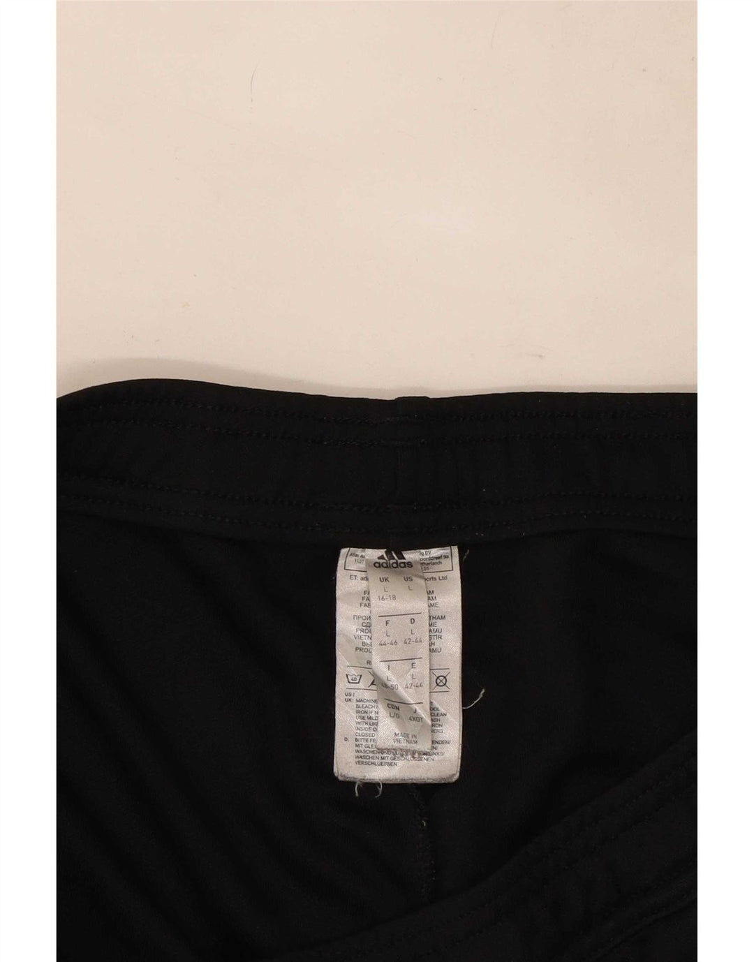 Adidas Træningsdragtsbukser til kvinder UK 16/18 Large Black Polyester