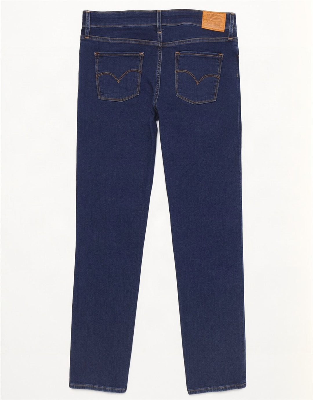 Levi's Dame 712 Slim Jeans W29 L30 Marineblå Bomuld