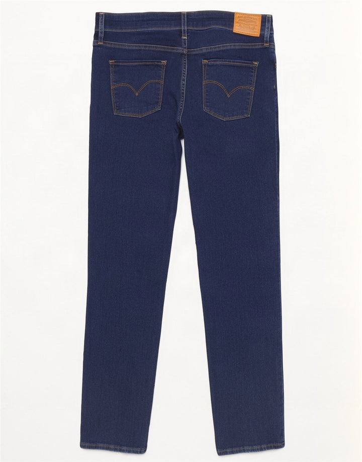 Levi's Dame 712 Slim Jeans W29 L30 Marineblå Bomuld