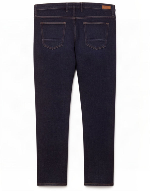 Massimo Dutti Herre Slim Jeans EU 44 Large W34 L31 Navy Blue Cotton