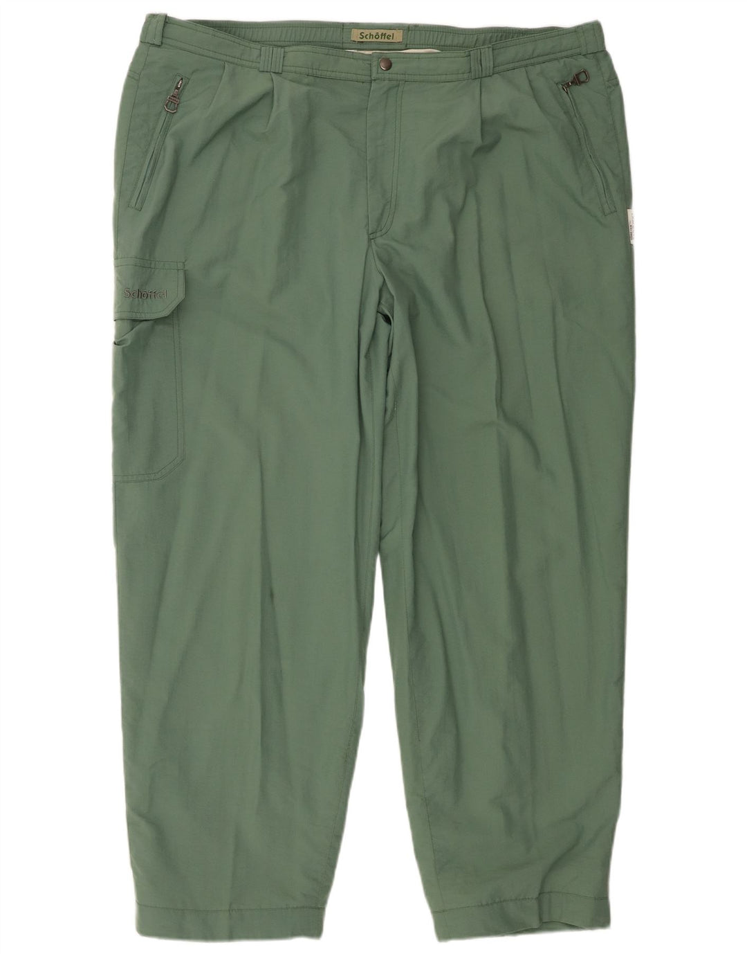 SCHOFFEL Herre Pegged Cargo Bukser W42 L28 Grøn Bomuld