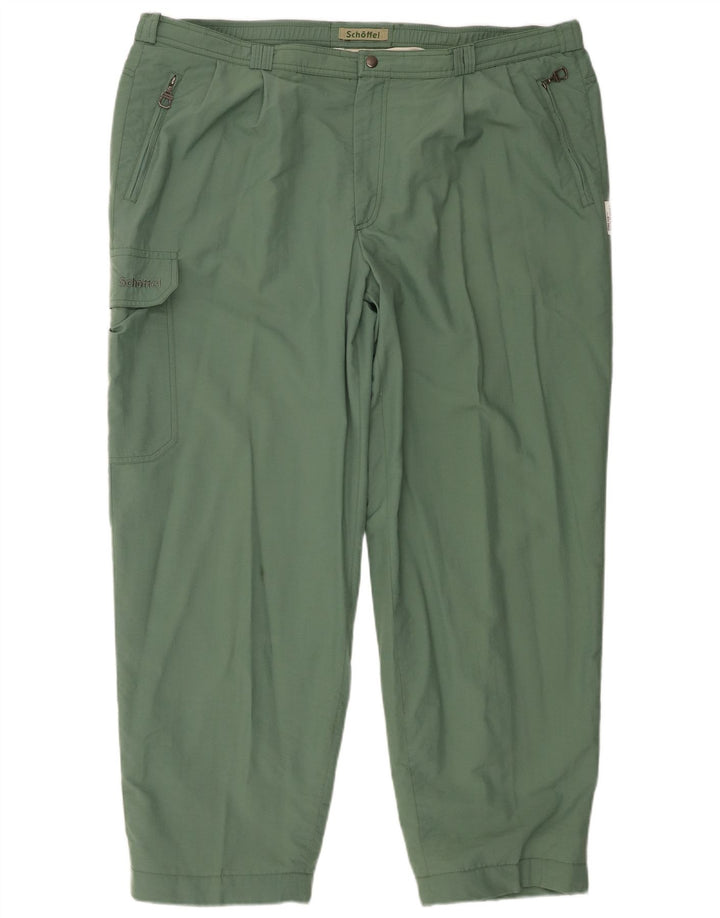 SCHOFFEL Herre Pegged Cargo Bukser W42 L28 Grøn Bomuld