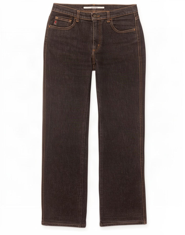 Guess Dame Bootcut Jeans W27 L31 Sort Bomuld