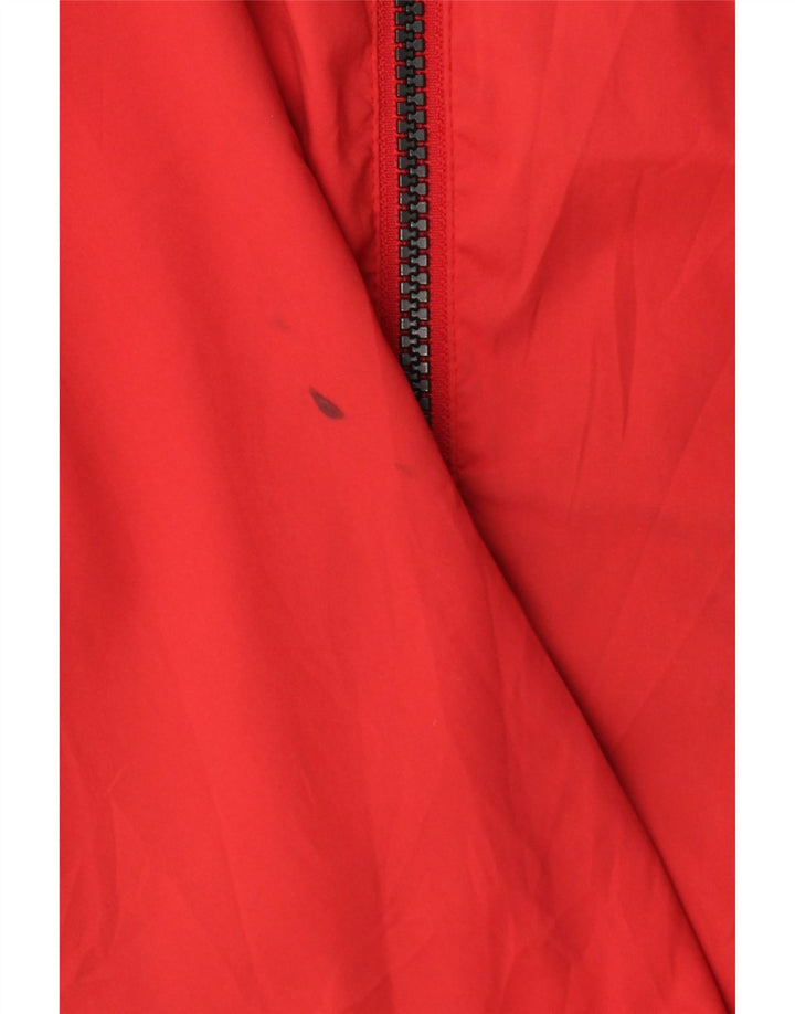 Adidas Herre Clima Proof Regnjakke UK 42 XL Rød Colourblock Polyester