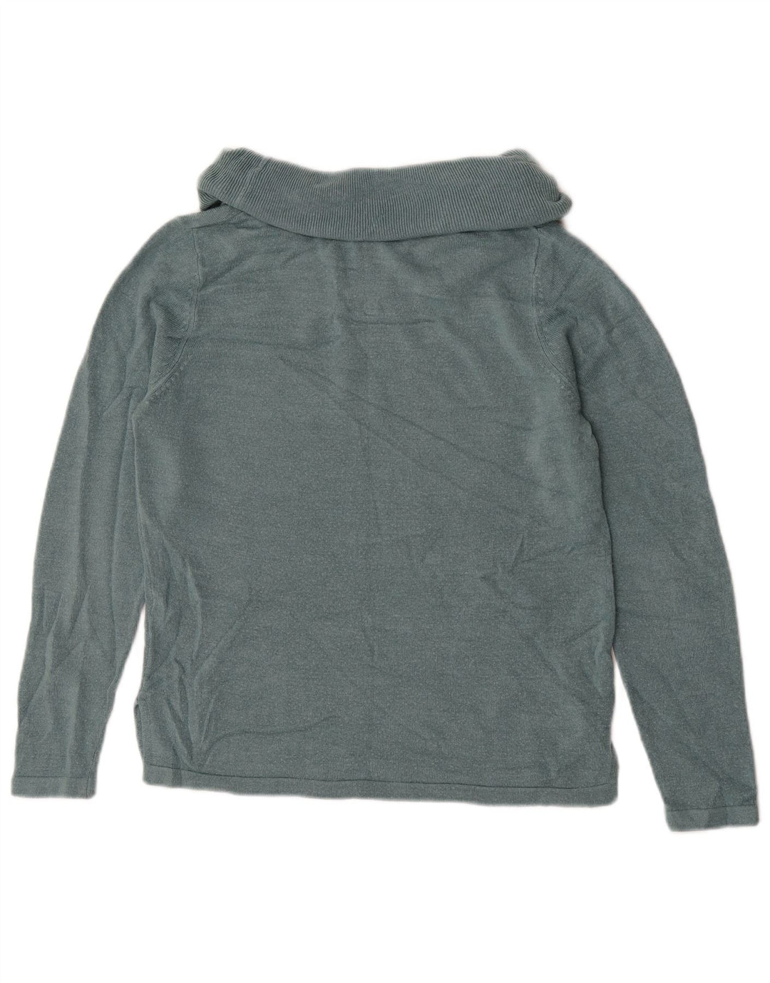 Marks & Spencer Dame Rullehals sweater UK 14 Medium Green
