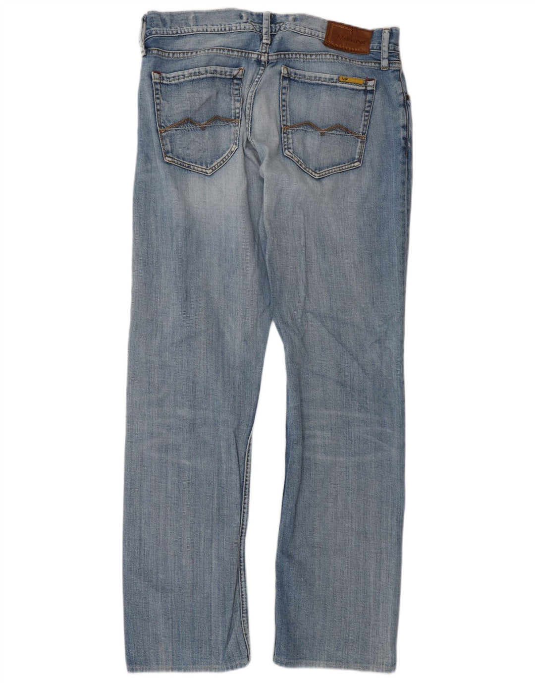 Meltin' Pot Herre Mark Straight Jeans W34 L34 Blå Bomuld