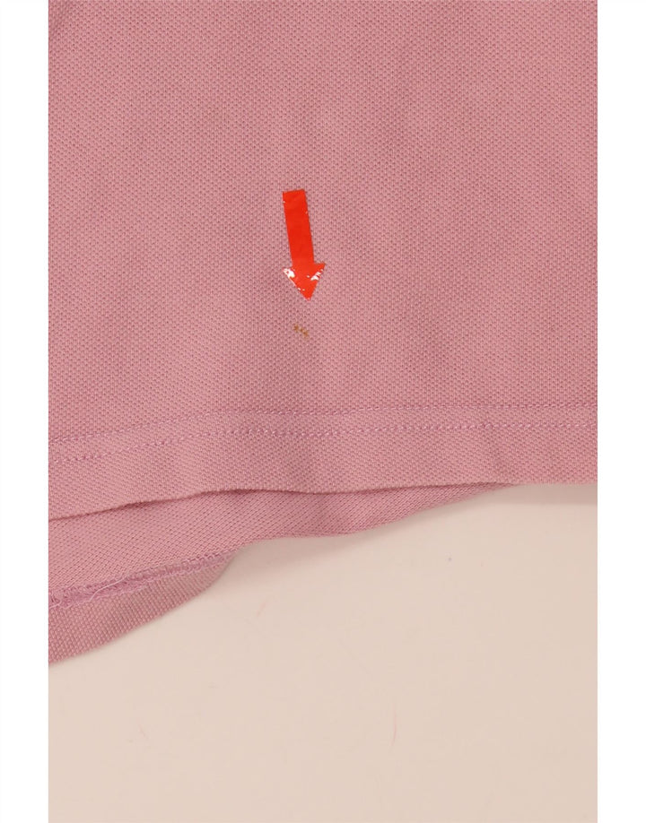 TOMMY HILFIGER Mens Polo Shirt Medium Pink Cotton Vintage Tommy Hilfiger and Second-Hand Tommy Hilfiger from Messina Hembry 