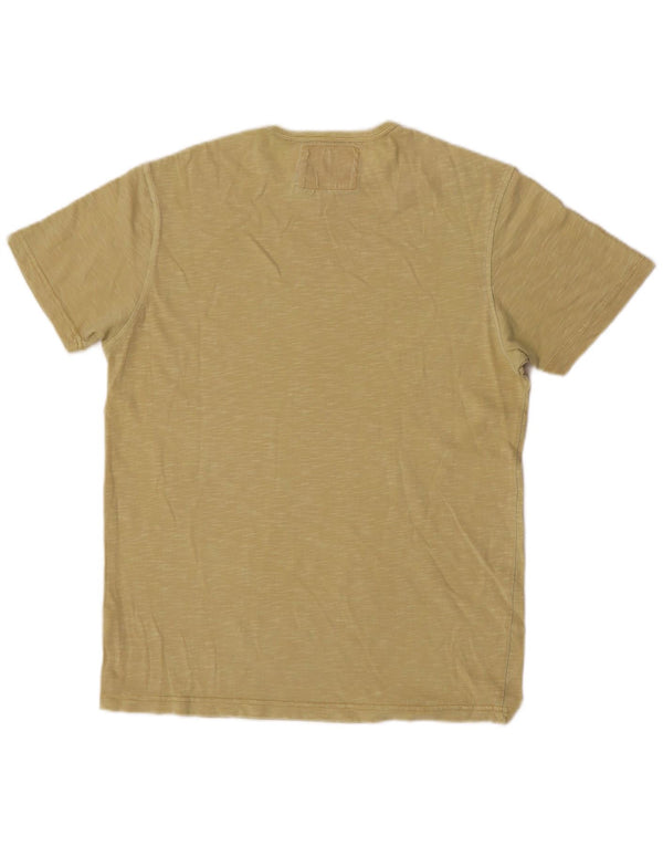Aviazione Navale Herre grafisk T-shirt Top Medium Khaki Flecked Bomuld
