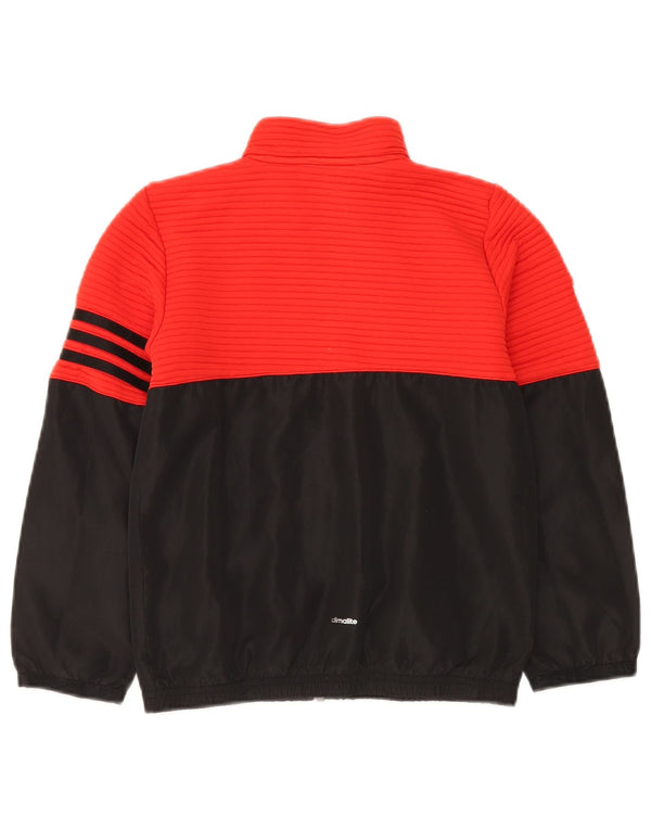 Adidas drenge MESSI grafisk træningsdragt topjakke 7-8 år Rød Colourblock
