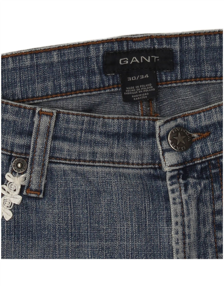 Gant lige jeans til kvinder W30 L28 blå bomuld