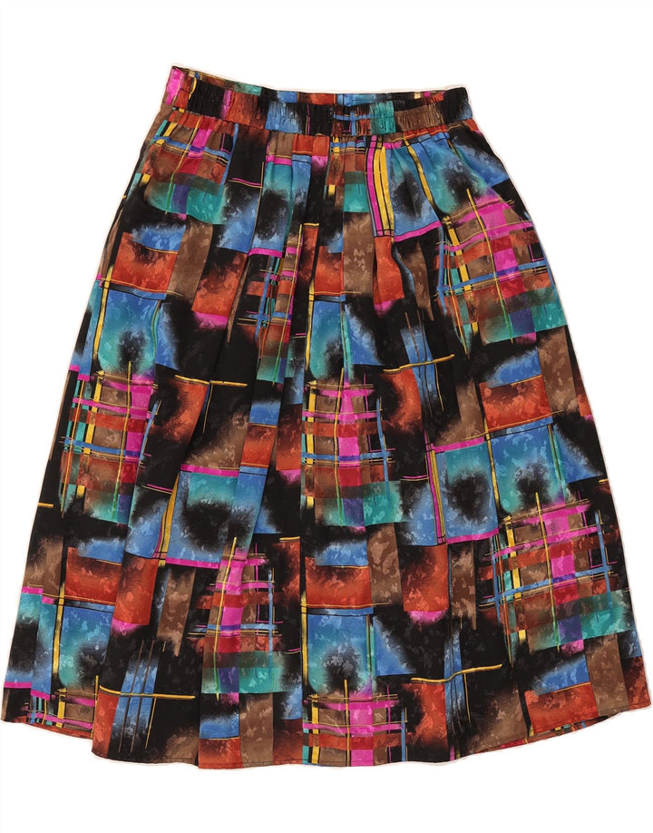 C&A Womens A-Line Skirt IT 44 Medium W30  Multicoloured Check Polyester Vintage C&A and Second-Hand C&A from Messina Hembry 