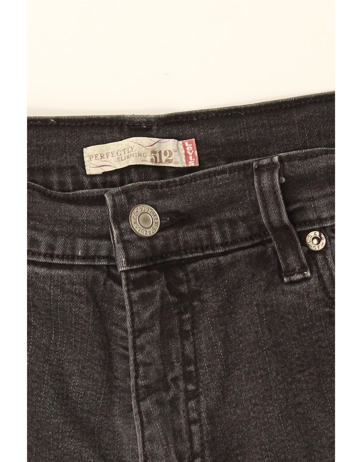LEVI'S Womens 512 Perfectly Slanking Bootcut Jeans W28 L31 Grå