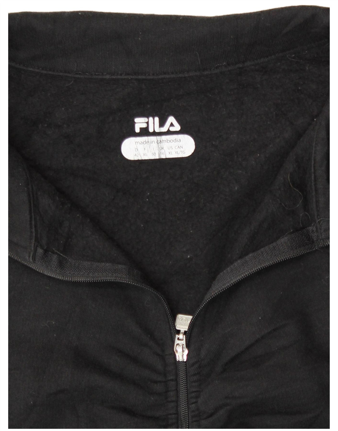 Fila træningsdragt topjakke til kvinder UK 16 Large Black