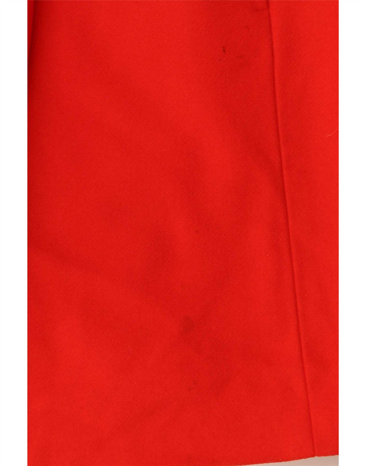 Benetton Dame Overfrakke IT 38 XS Orange Uld