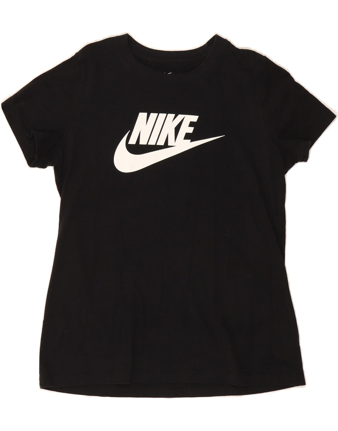 NIKE Womens Graphic T-Shirt Top UK 14 Medium Black Cotton Vintage Nike and Second-Hand Nike from Messina Hembry 