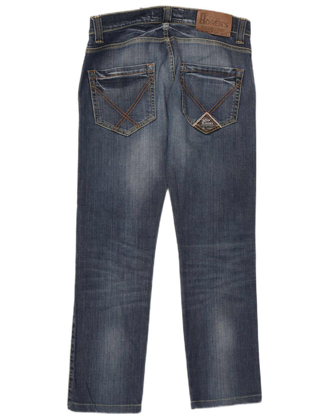 Roy Rogers Straight Jeans til mænd W32 L28 blå bomuld