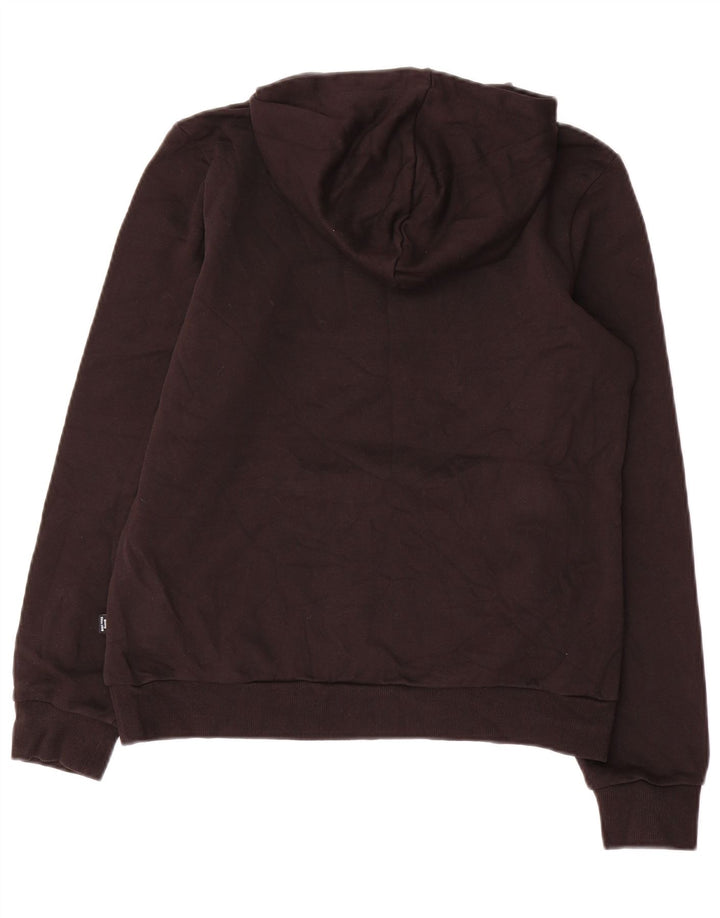 PUMA Grafisk hættetrøje til kvinder UK 14 Medium Sort bomuld