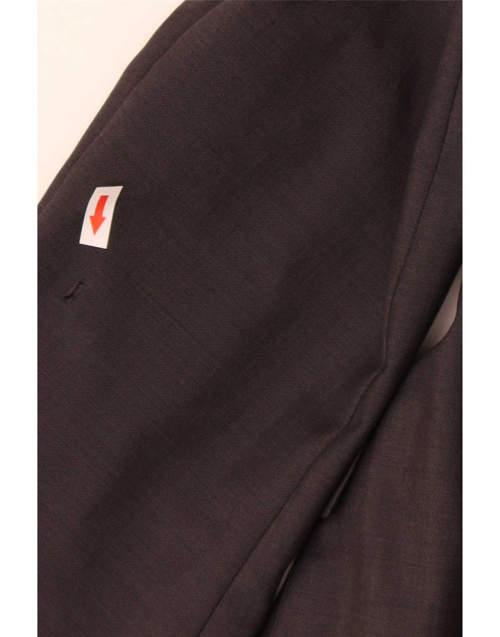 Hugo Boss Herre 2-knaps blazerjakke EU 58 4XL Grå Virgin Wool Classic