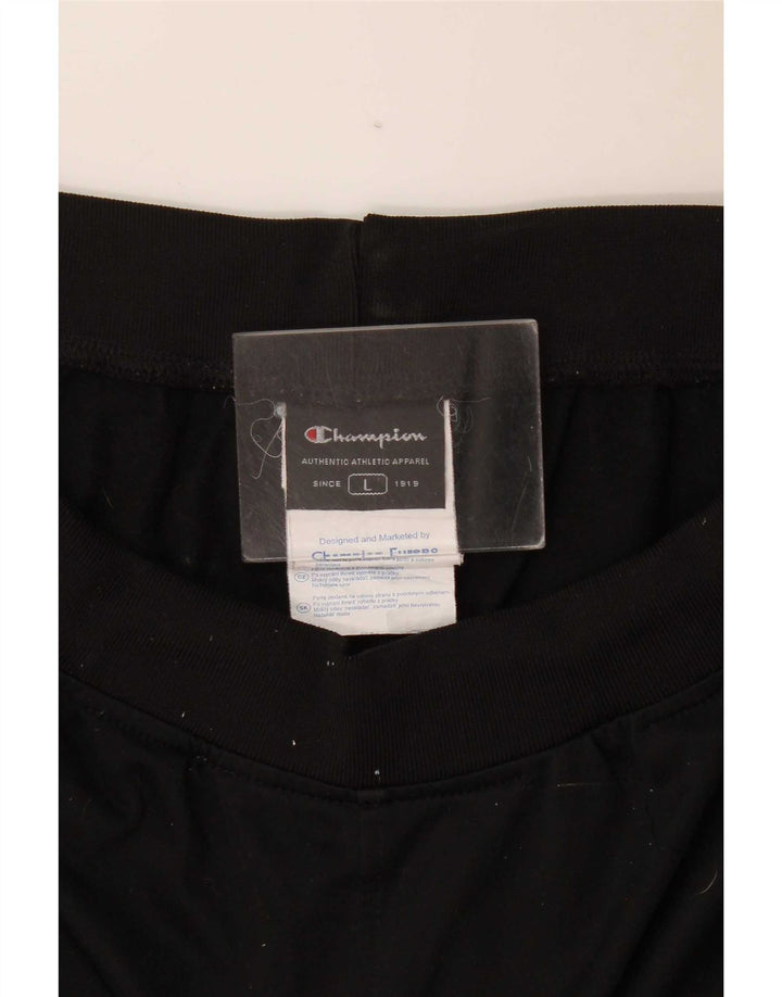 Champion Womens træningsdragt Bukser UK 16 Large Black Polyester