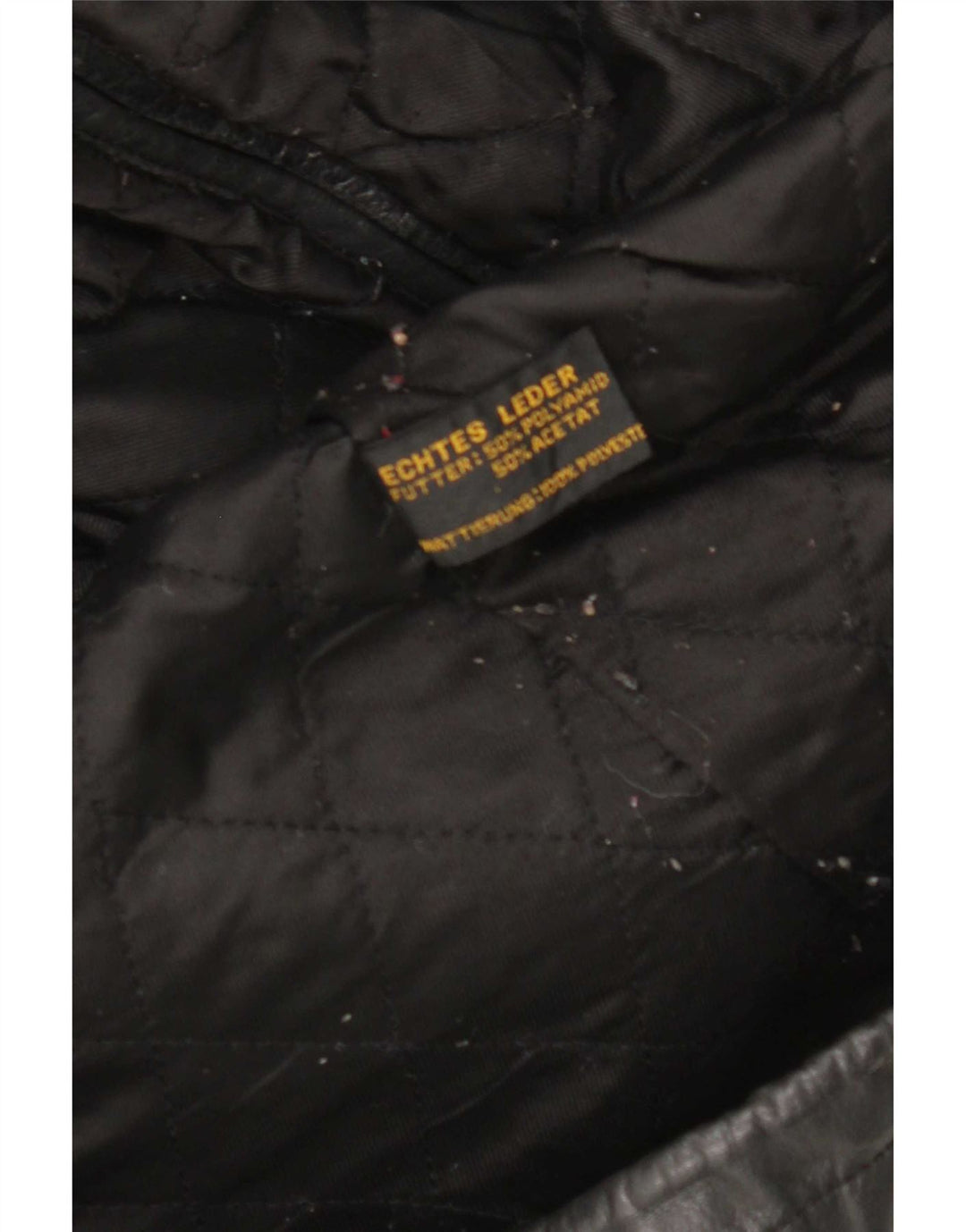 Yorn Dame Oversized Læderfrakke EU 40 Medium Sort