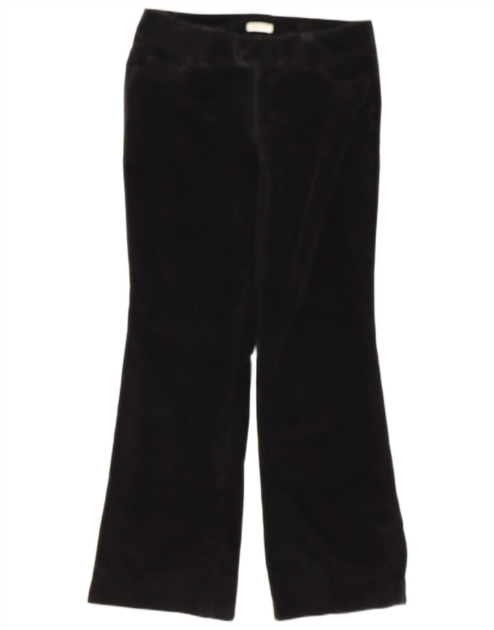 DOCKERS Womens Bootcut Corduroy Trousers US 8 Medium W34 L30 Black Cotton