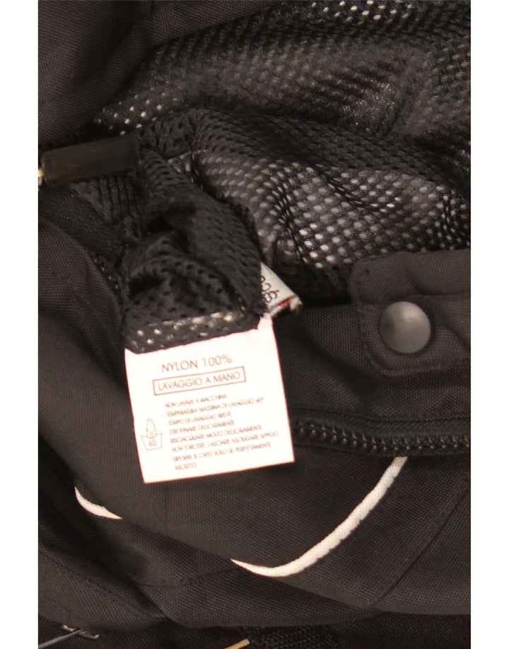 Scotchlite 3M Herre grafisk racerjakke UK 42 XL sort nylon