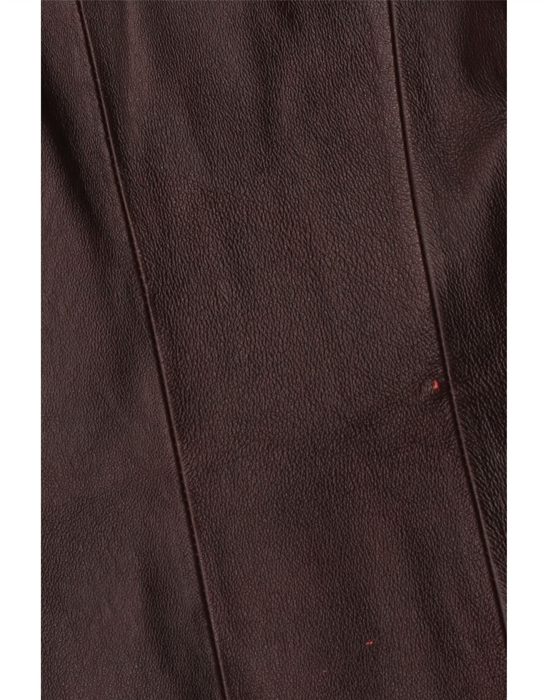 Vintage dame 3-knaps læder blazerjakke UK 22 3XL Burgundy læder
