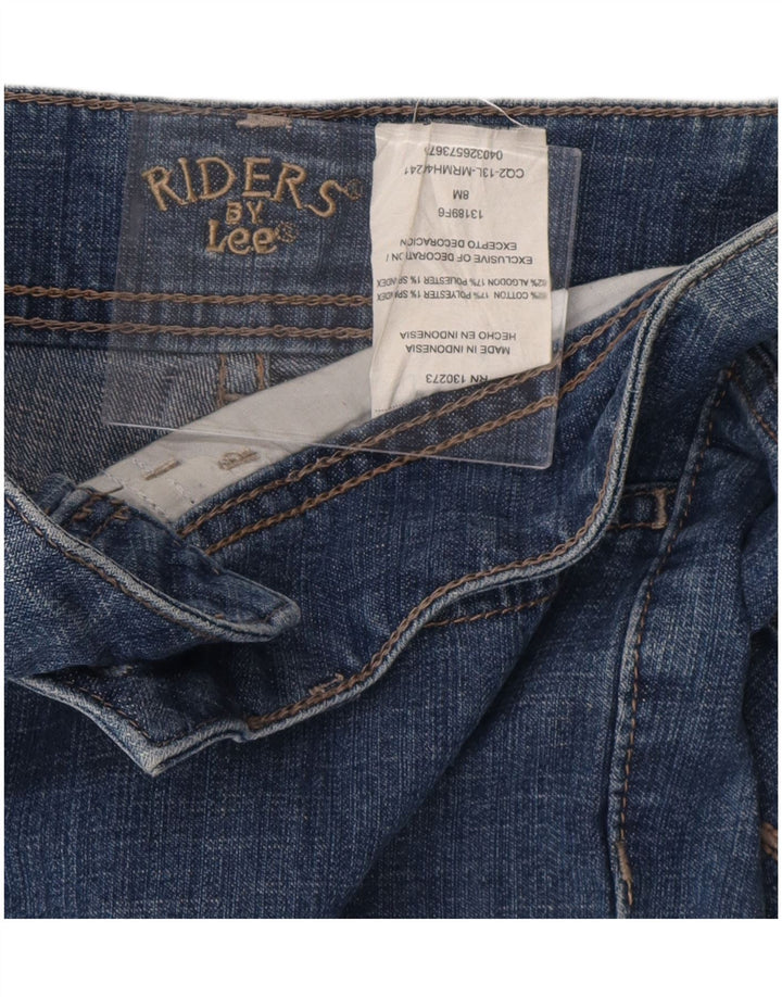 LEE Womens Riders Capri Jeans US 8 Medium W32 L20 Blå Bomuld