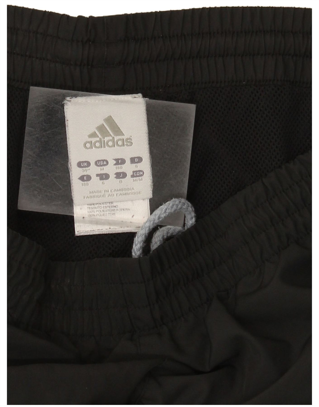 Adidas Træningsdragtsbukser til mænd Stor sort polyester
