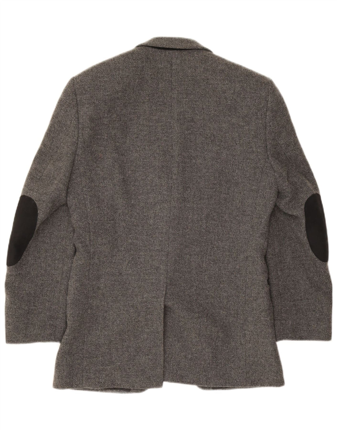 Vintage herre 2-knaps blazerjakke IT 46 Lille grå uld