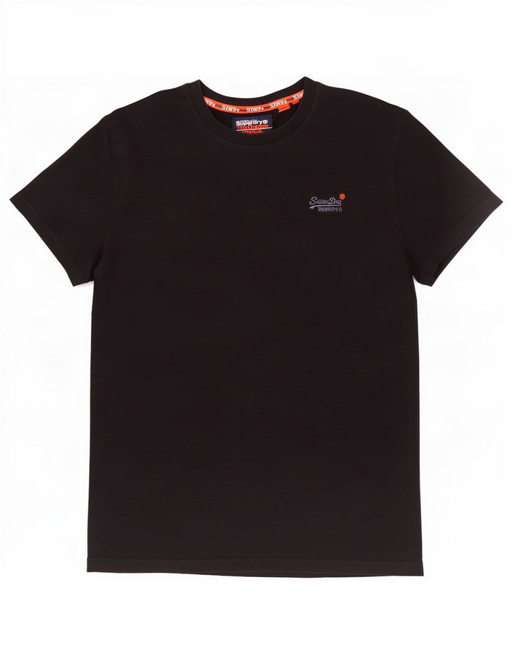 Superdry T-shirt top mellem sort bomuld til mænd