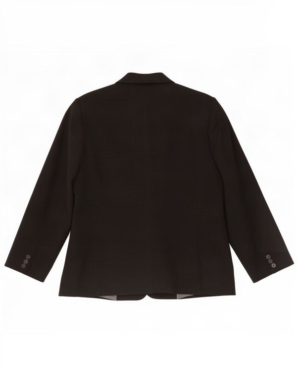 Zara Dame 4-knaps blazerjakke EU 46 2XL Sort Polyester